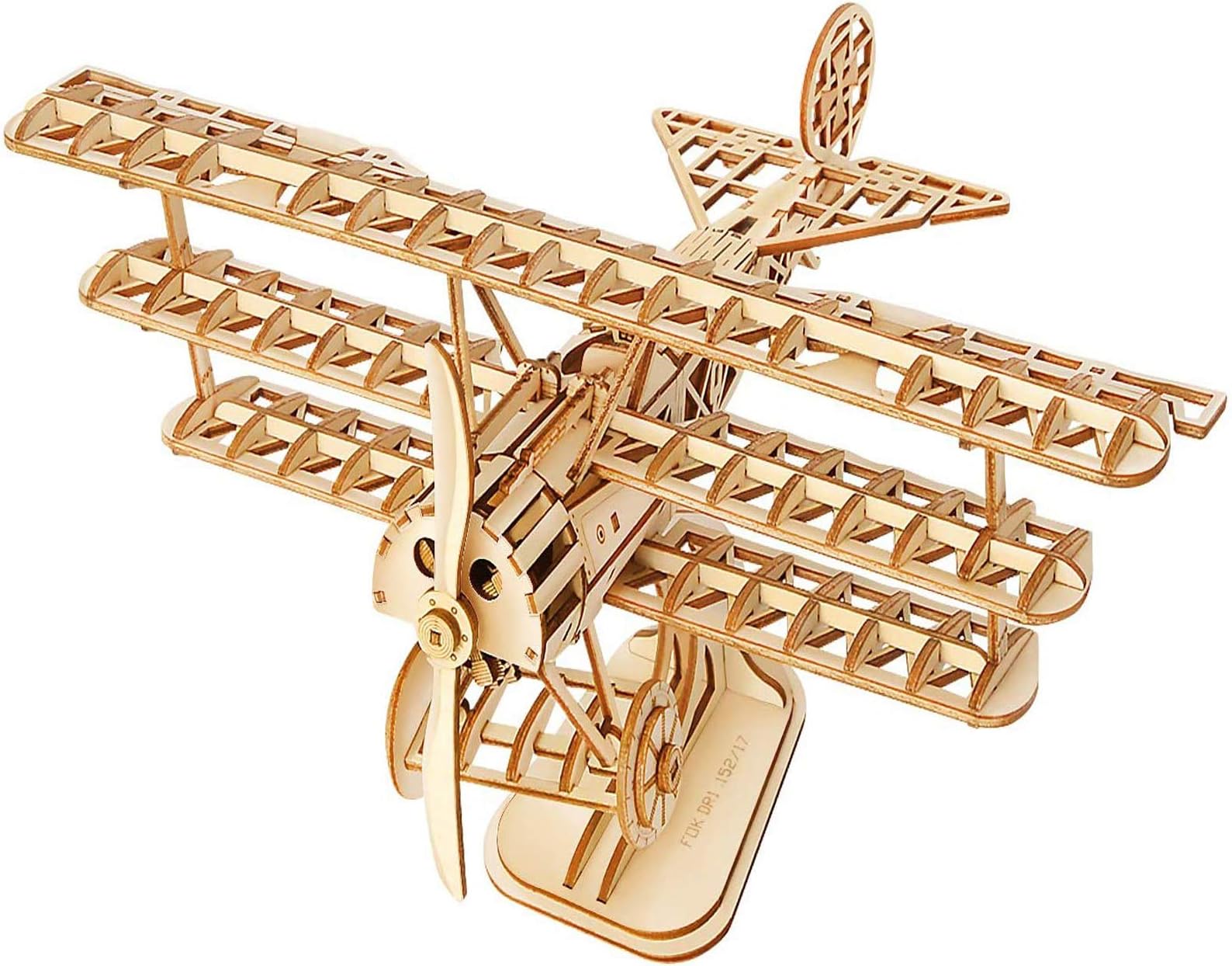 Rolife 3D Wooden Model Kits for Adults to Build Airplane Woodcraft Construction Kit 3D Wooden Puzzle DIY Toy Gift