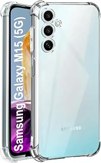 CEDO Samsung Galaxy M15 / F15 (5G) Bumper Case | Soft Jel Flexible Thin Full Protection Shock Proof Clear TPU Back Case Co Price In India