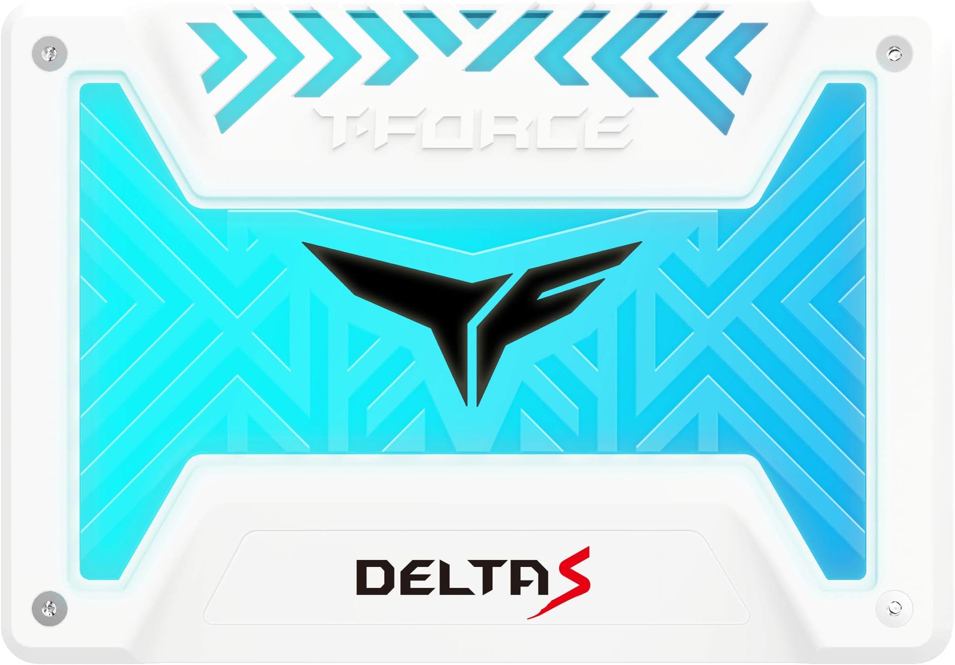 TEAMGROUP T-Force Delta S RGB 500GB SSD 2.5" 12V SATA III 3D NAND Internal Solid State Drive RGB Header (Read/Write Speed up to 560/510 MB/s) for PC Desktop White T253TR500G3C412