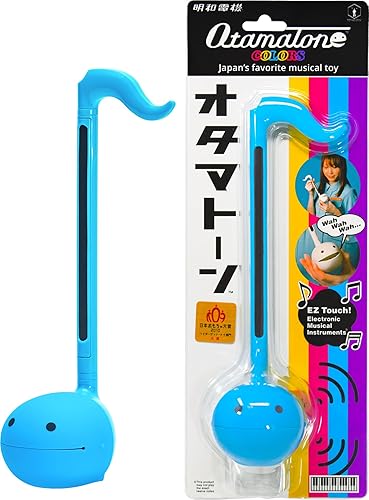 Otamatone Japanese Electronic Musical Instrument Portable Music Synthesizer from Japan by Maywa Denki Studio, Award Winning, Educational Fun Gift for Children, Teens & Adults - Blue - Blue