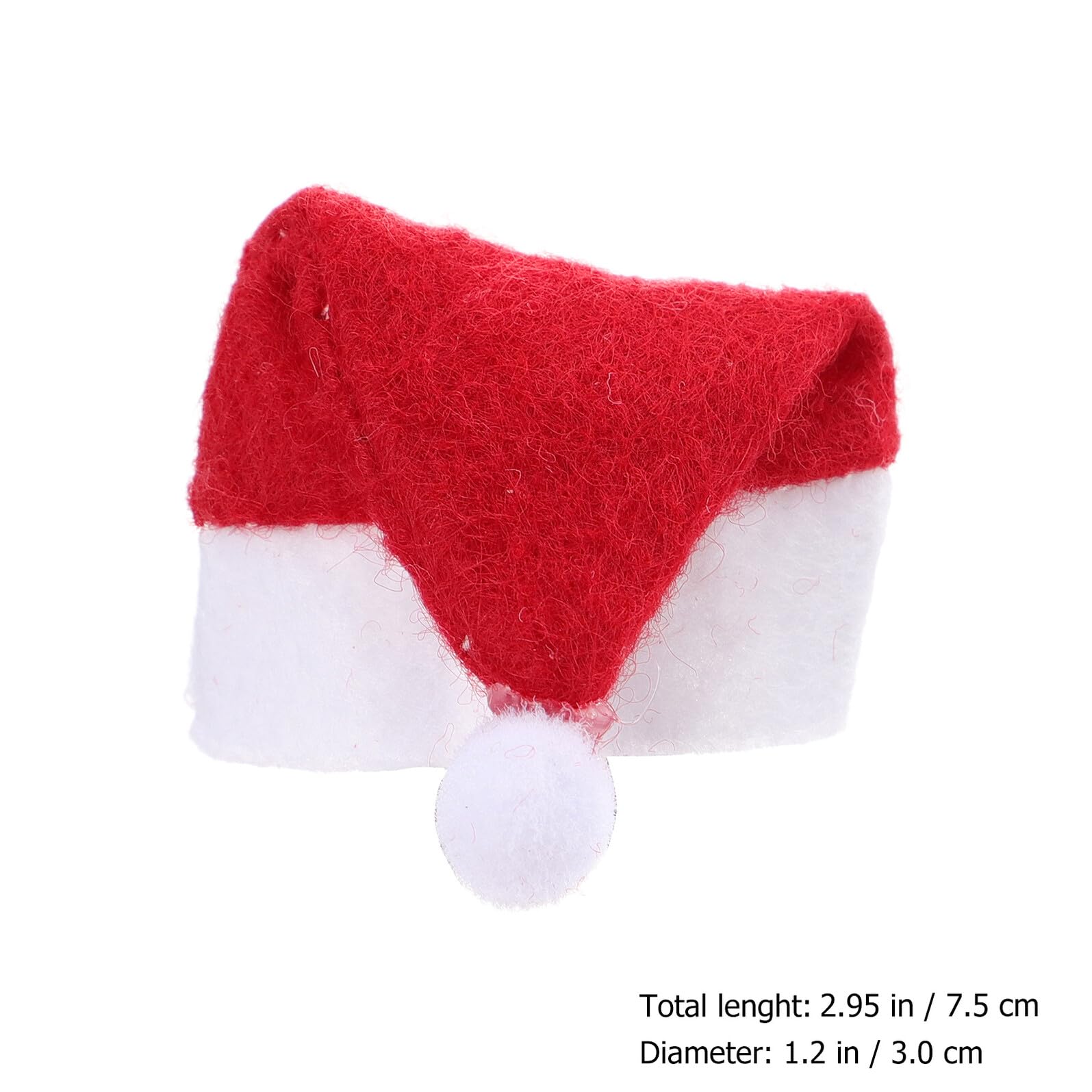 24 Mini Gorros Navideños de Rojo y Decoración para Fiestas Navideñas Accesorios Reutilizables y Lavables para y Juguetes