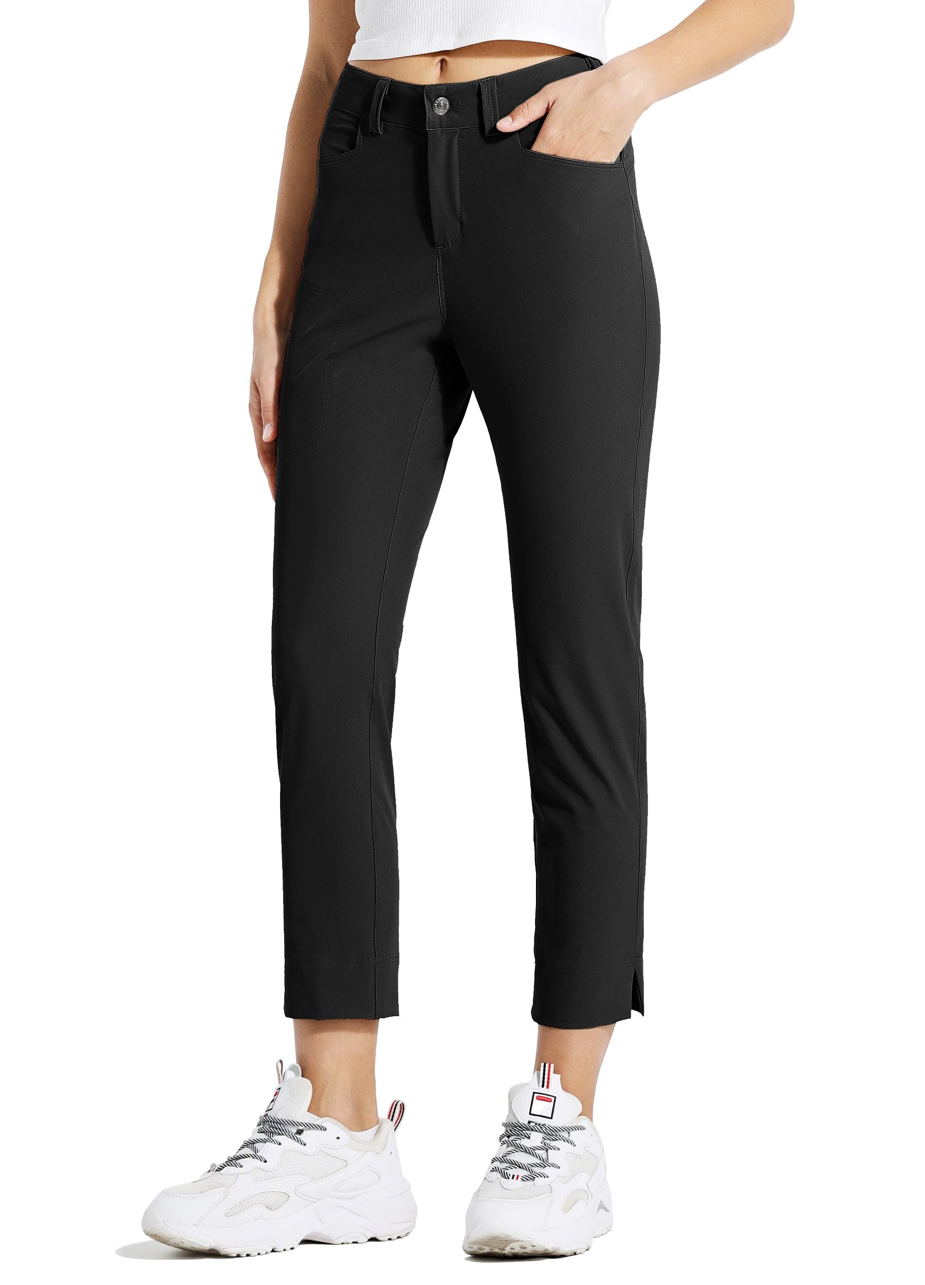 WILLIT Pantaloni da golf da donna, leggeri, ad asciugatura rapida, impermeabili