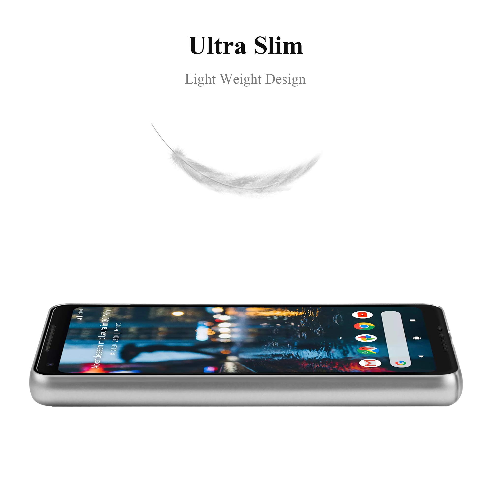 Cover per GOOGLE PIXEL 2 XL Custodia Trasparente Morbida Silicone TPU LG 2XL eBa
