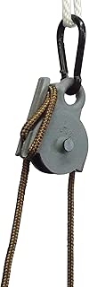 Locking Pulley ,15 Feet Nylon Rope. Made in U.S.A. 250 Pound Capacity. - coolthings.us