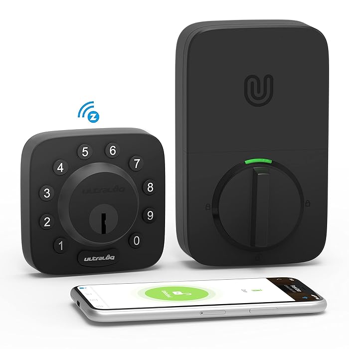 Buy AllNew ZWave Smart Lock with Door Sensor, ULTRALOQ UBolt ZWave