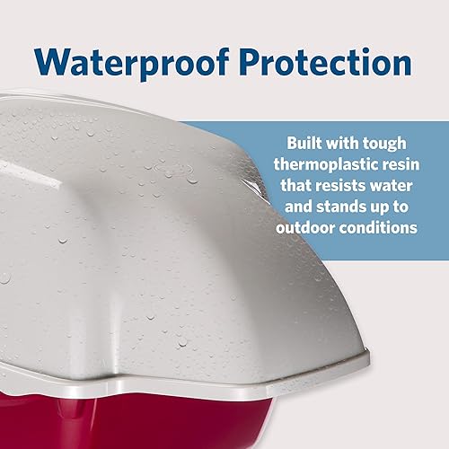 Miniatura 9 de Ferplast Cosmic Outdoor - Caja de arena con capucha, color negro, mide 20 x 16 x 15 pulgadas