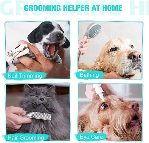 Vista 13 de Pet Dog Grooming Hammock Harness for Medium Dogs Nail Trimming, Dog Sling for Cutting Nails, Dog Hanging Holder Hanger for Clipping Nails with Nail