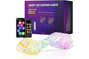 RGB Smart Curtain Lights: Illuminate Your Space with Dynamic Hues