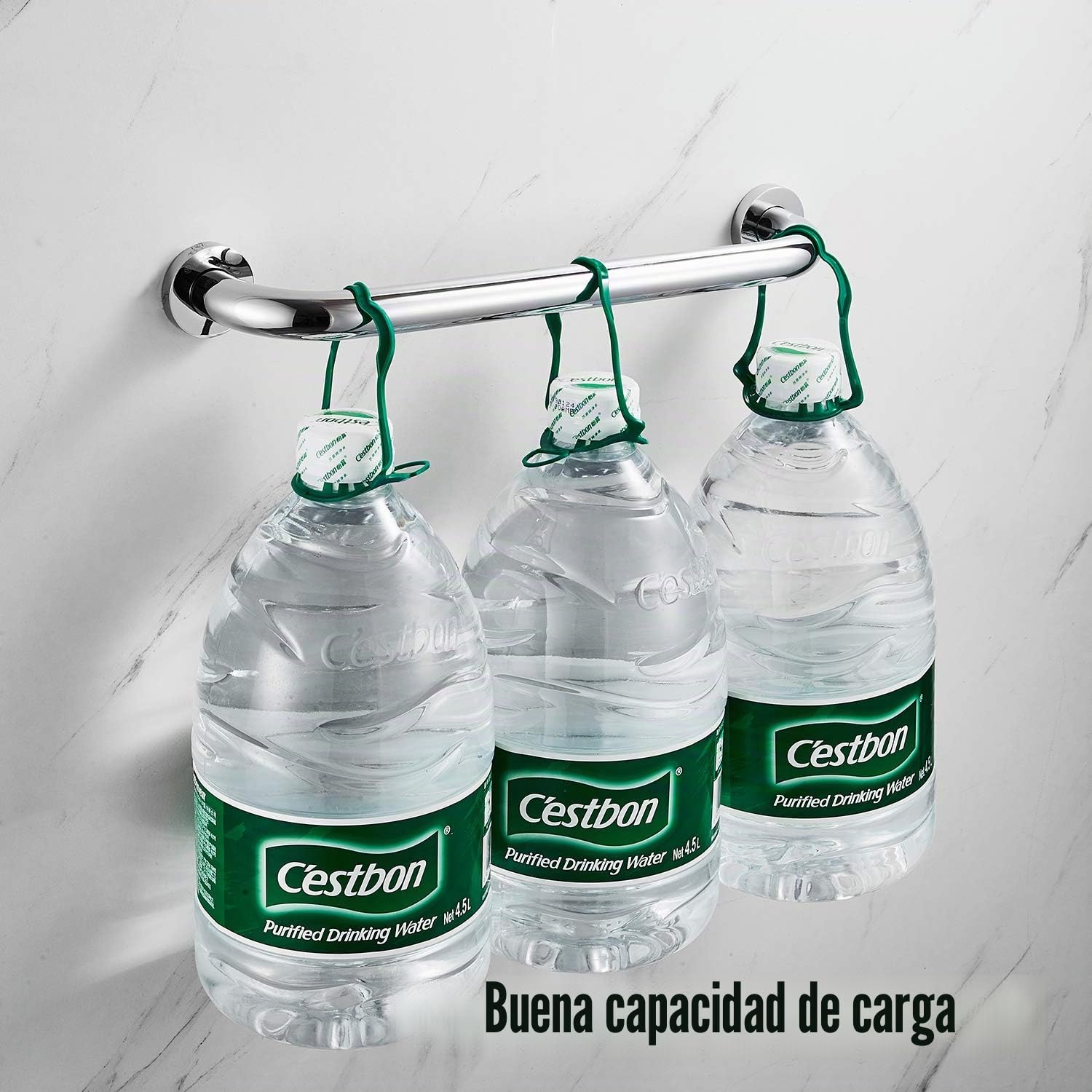Brazo de ducha barra de apoyo para baño de mano corredera de seguridad antideslizante, mango de pared para bañera Barras deslizantes de baño de latón cromado pulido (40 cm)