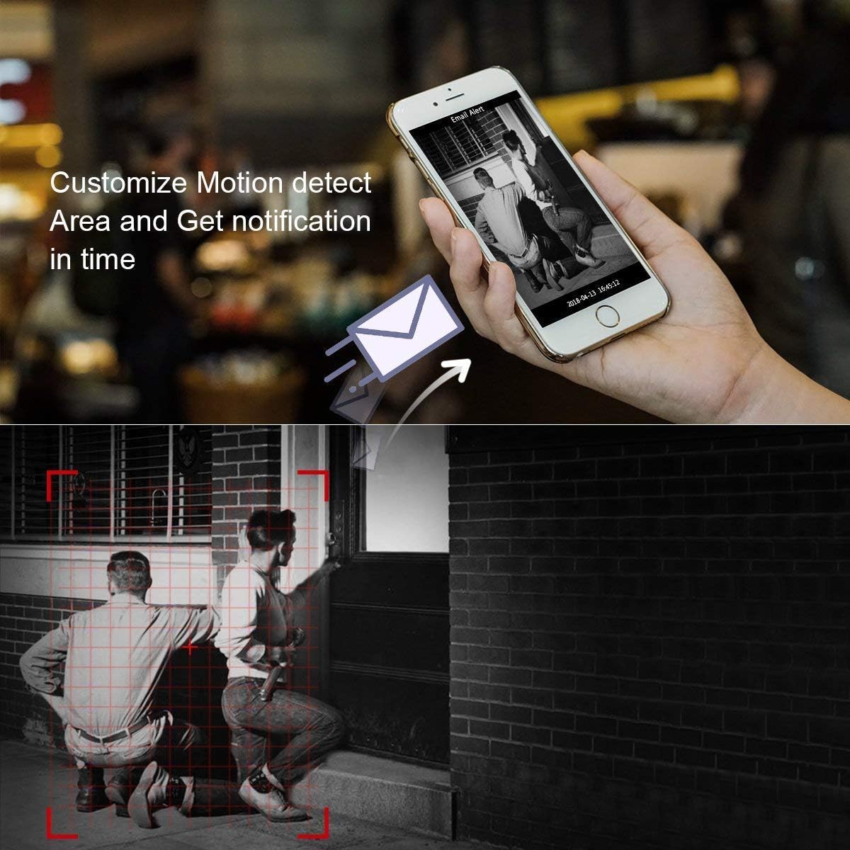 Customize Motion Detect Area and Get Notification
