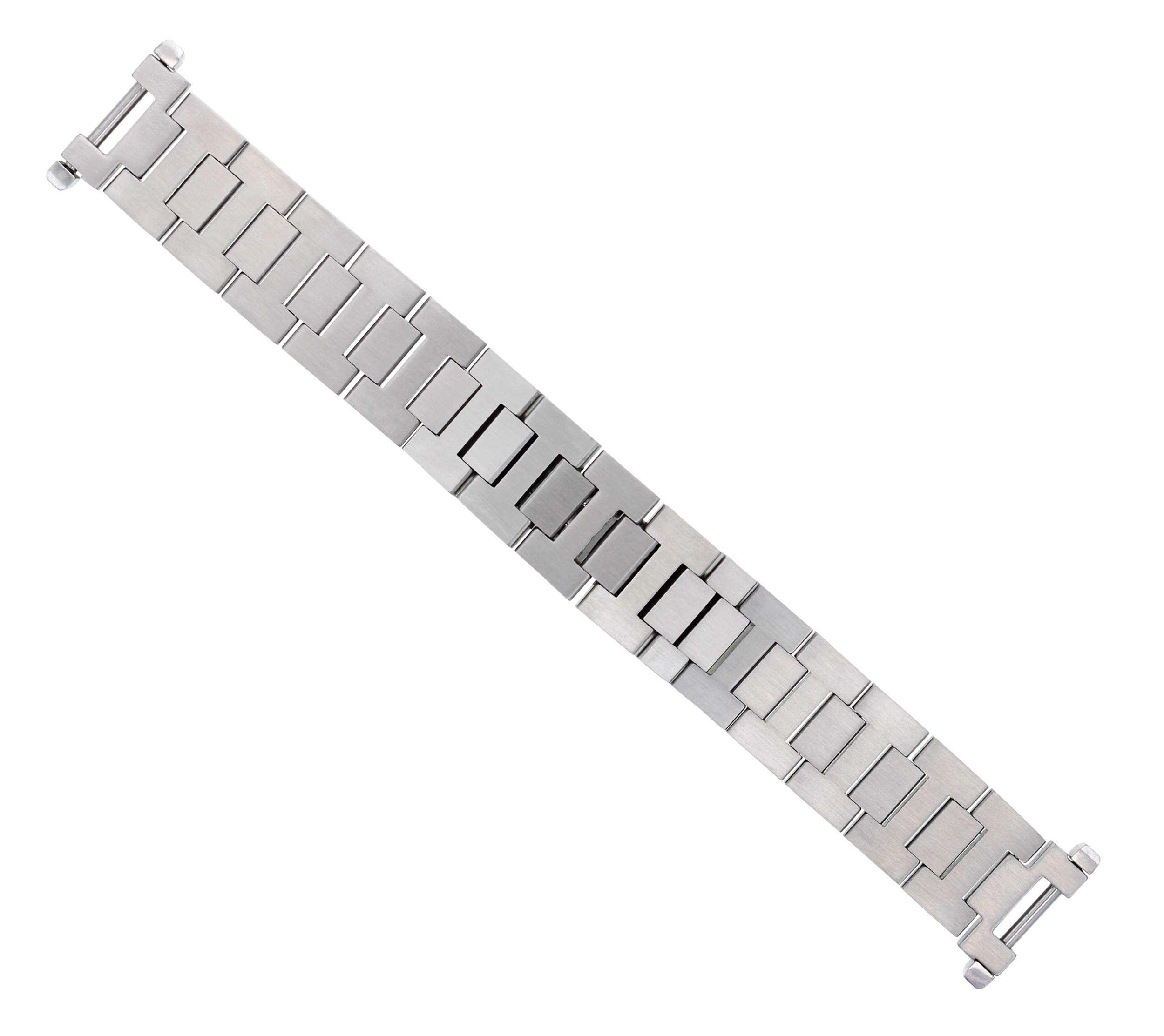 18mm Watch Band Bracelet Compatible with Pasha De Cartier W31074M7 Ref:2475 2324 2550 Watch
