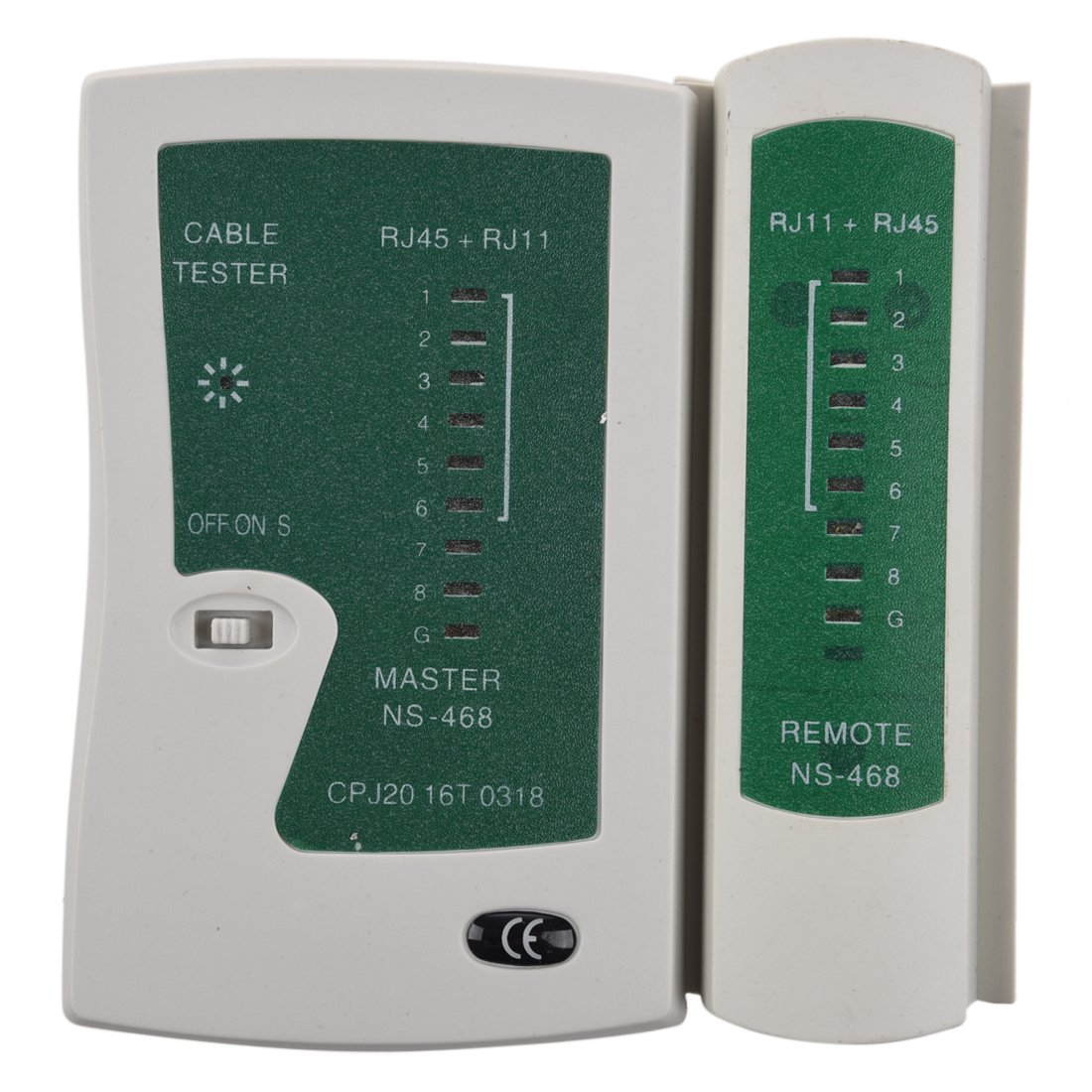 Xnuiasqe Network LAN Cable Tester RJ45 RJ11 RJ12 Cat5 + Crimper