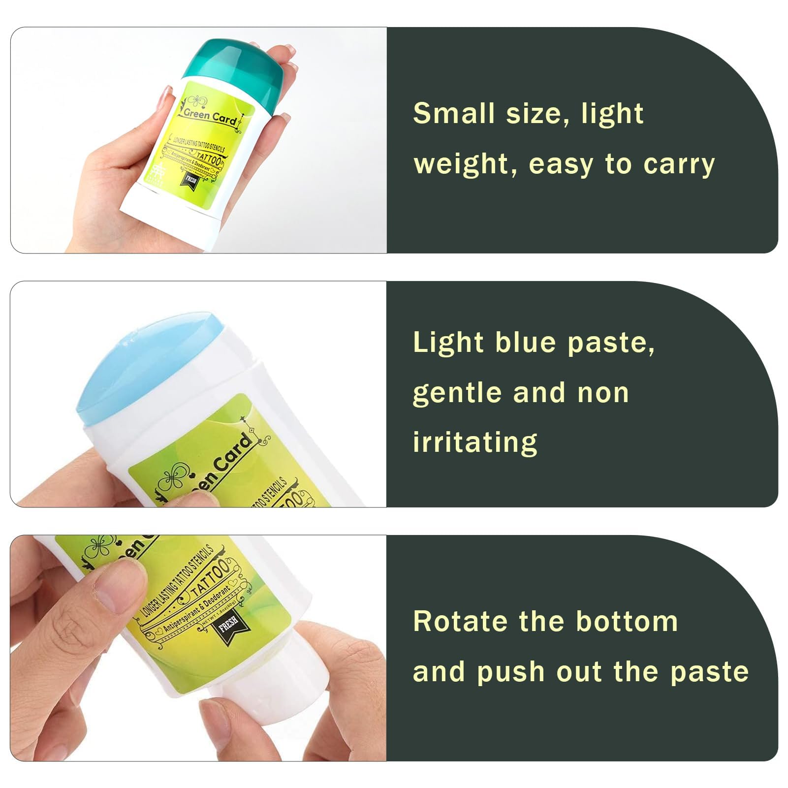 2 Piezas Crema de Transferencia de Tatuaje, Tattoo Transfer Cream Gel 51g, Ideal para Tatuajes Temporales, Crema de Transferencia para Plantillas, Tatuaje Semi-Permanente y Suministros de Body Art