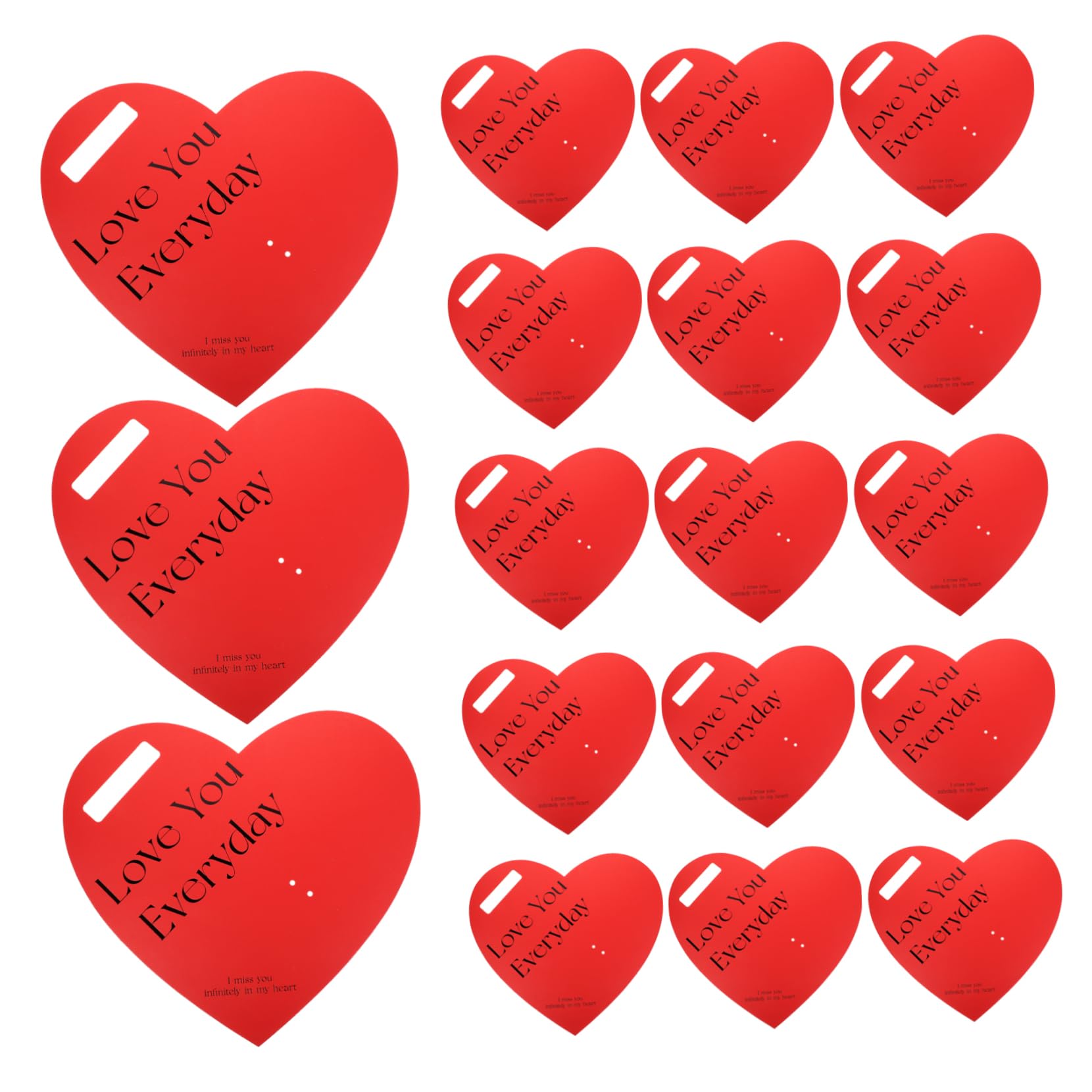 HOMOBABE 20 Pièces Papier de de Rose Forme de Cœur Rouge pour Fournitures pour Mariage et Fête