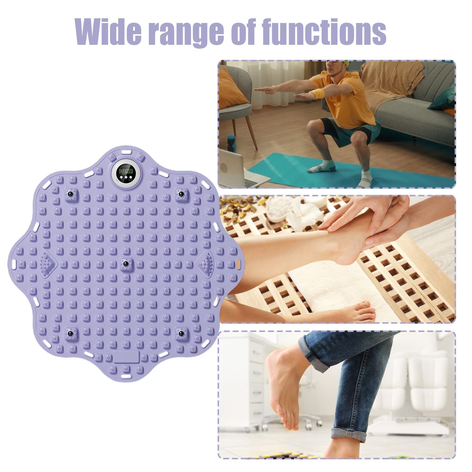 Alfombrilla de Reflexología Podal Accesorio de Masaje para Pies con | Base Estimulante para Músculos de los Pies Para Mujeres Hombres Deportistas Mayores Corredores Viajeros