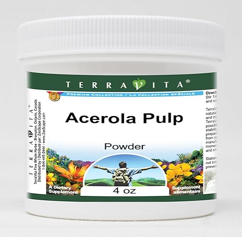 Pulpa de Acerola en Polvo (4 oz, ZIN 518879) - Paquete de 3 disponible en Yaxa Costa Rica