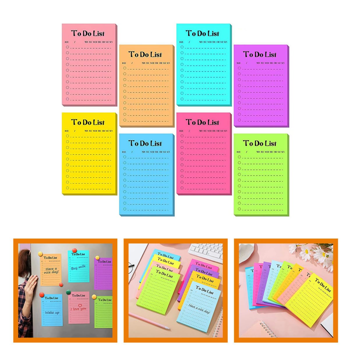 Happyyami Notas Adorables Autoadhesivas Multifuncionales de Libros de de Notas Portátiles para Recordatorios de y Escolar Superficies Secas