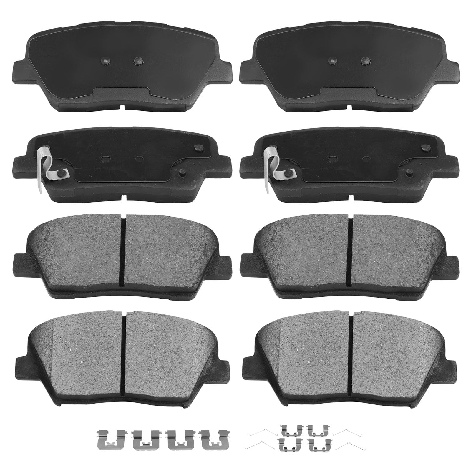 AUTOMUTO Front Rear Ceramic Disc Brake Pads Set D1815 D1816 For Kia Sorento