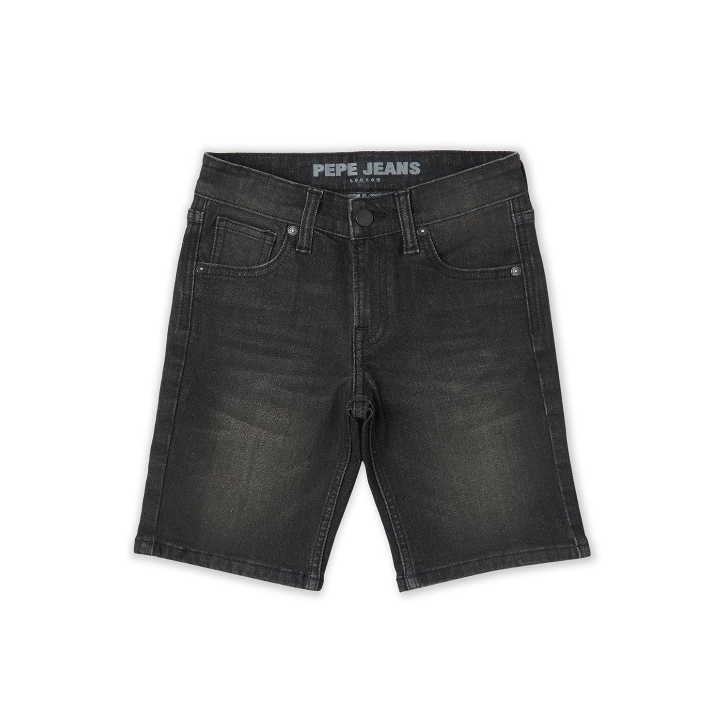 Pepe Jeans Boy's Boyfriend Shorts, Black, 16-17 Years