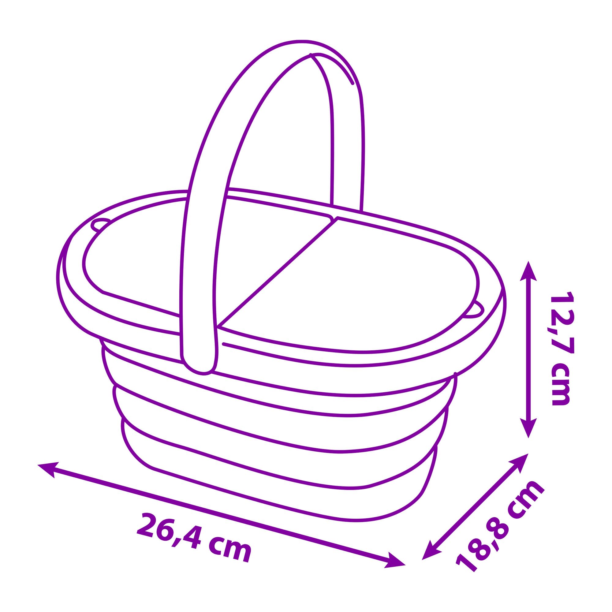 Smoby - Cestino da picnic Stitch, con 19 accessori, impugnatura ergonomica, Dai 3 anni in su, 7600312510
