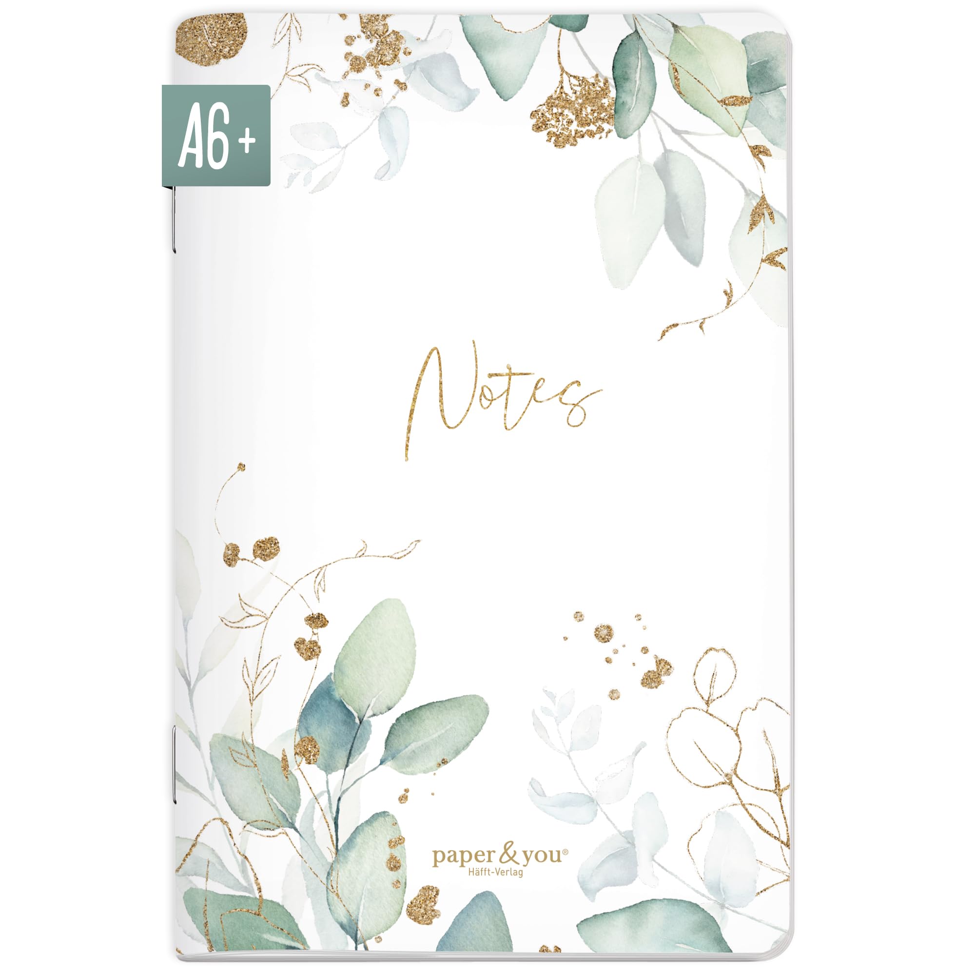 Häfft Paper&you® Carnet De Notes A6+ Ligné "Wild Blossoms" De 64 Pages
