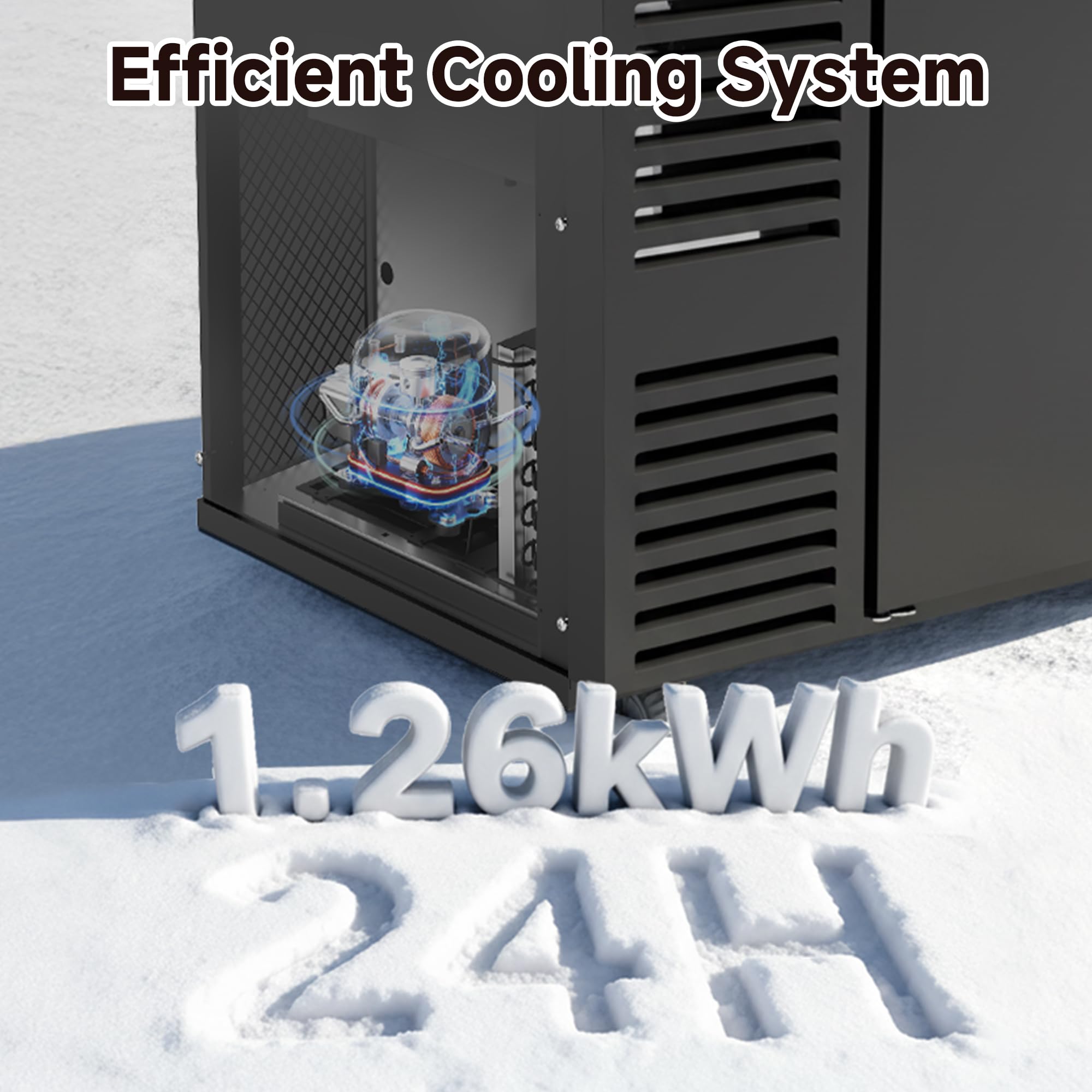 Coolake 72” W Commercial Back Bar Cooler With Stainless Steel Top, 24.2 Cu.Ft Counter Height Beverage Refrigerator, Solid Door Beer Fridge With LED Lighting For Restaurant Buffet Basement Café on Fridge.com - View 5