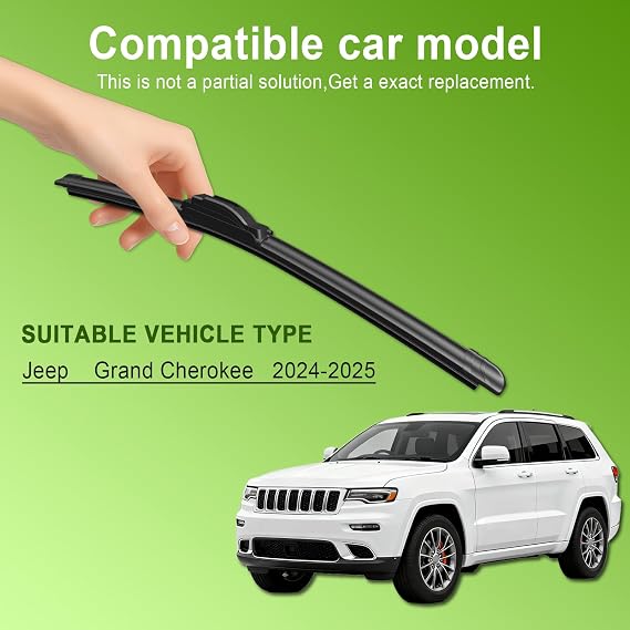 PARRATI Windshield Wipers Replacement for Jeep Grand Cherokee 2024-2025