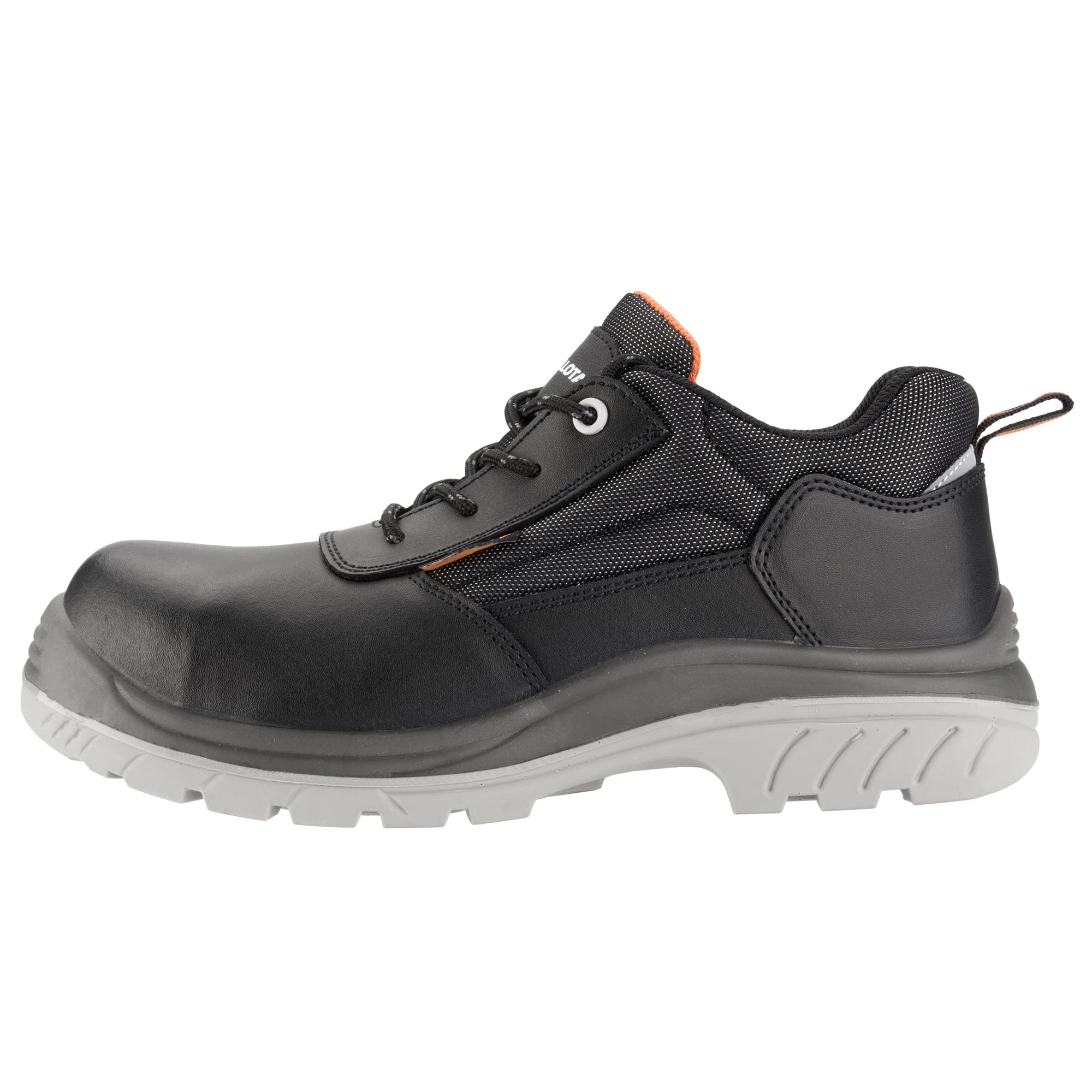 Bellota 72308NJS3 - Zapato de Seguridad Comp+ Negra S3 de Hombre y Mujer de Piel Hidrofugada Lisa, Acolchada y Resistente