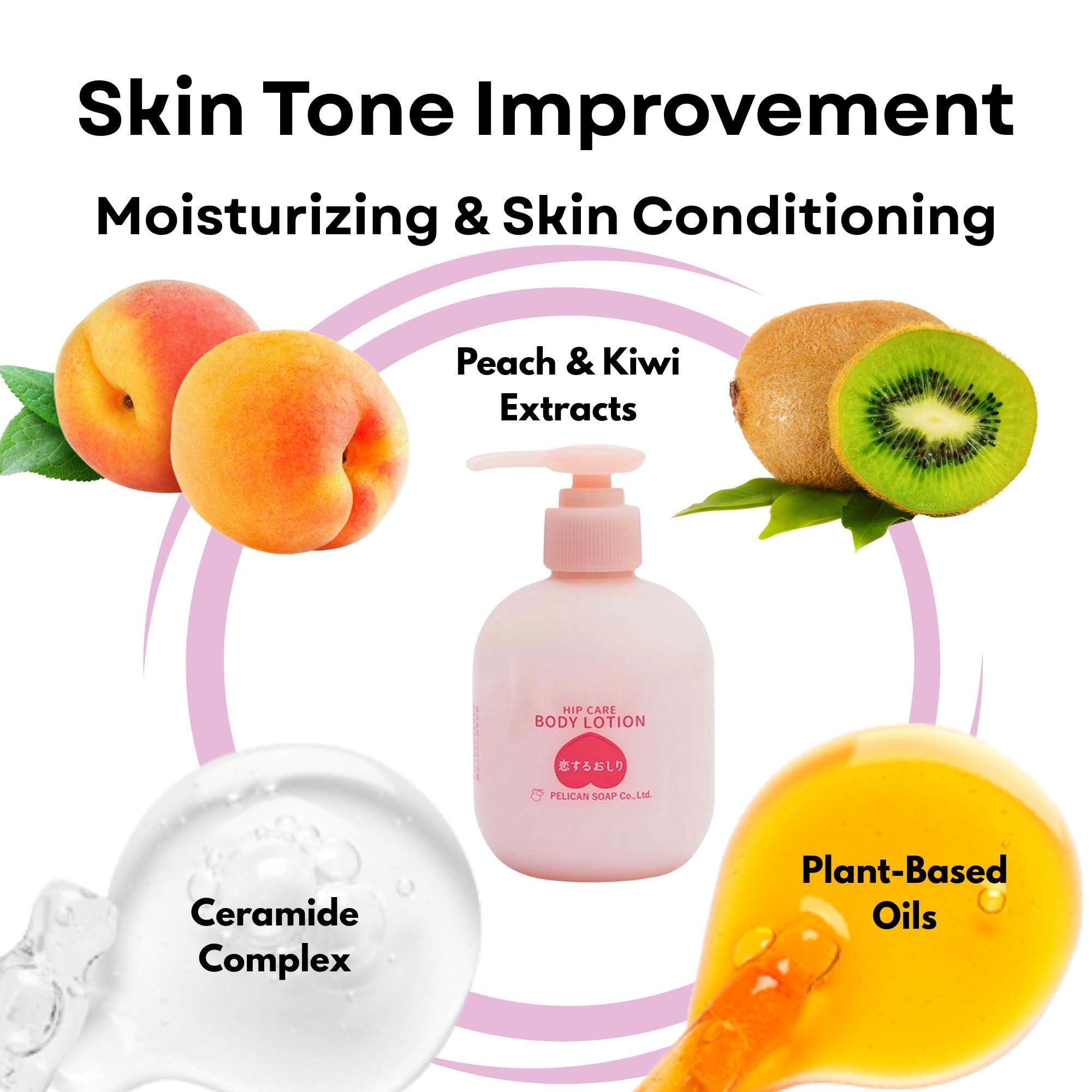 Koisuru Oshiri Hip Care Body Lotion 200mL, 200 ml (Pack of 1) - Image 3