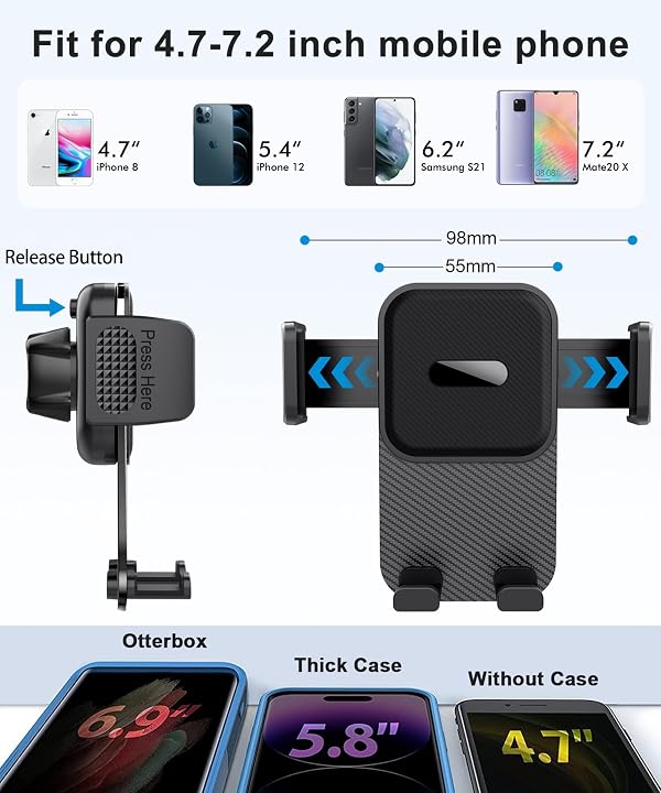 LAUFITMT Car Phone Holder for 2024 2025 2026 BMW The X5/X6/2023-2026 The X7 Accessories 14.9 Inch Screen Fixed Clip Cell Phone Mount Hands-Free 360 Degree Rotation by LAUFITMT - Used condition - Image 11