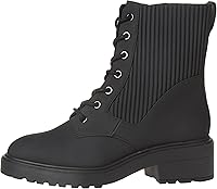 Vista 5 de Tienda Essentials Botas de combate de goma para mujer con suela gruesa