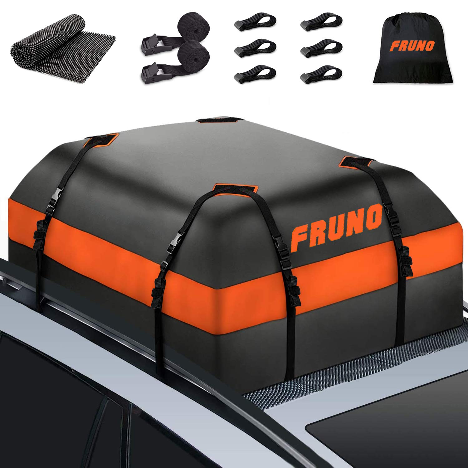 Buy FRUNO 110 Gallon Rooftop Cargo Carrier Waterproof Vehicle Cargo