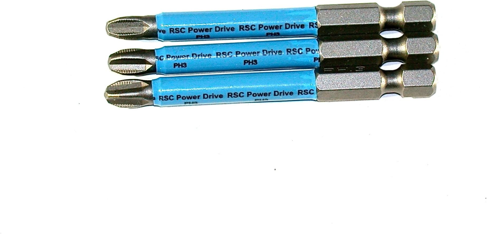 Driver Bits #3 (3" Phillips) 3 Pack