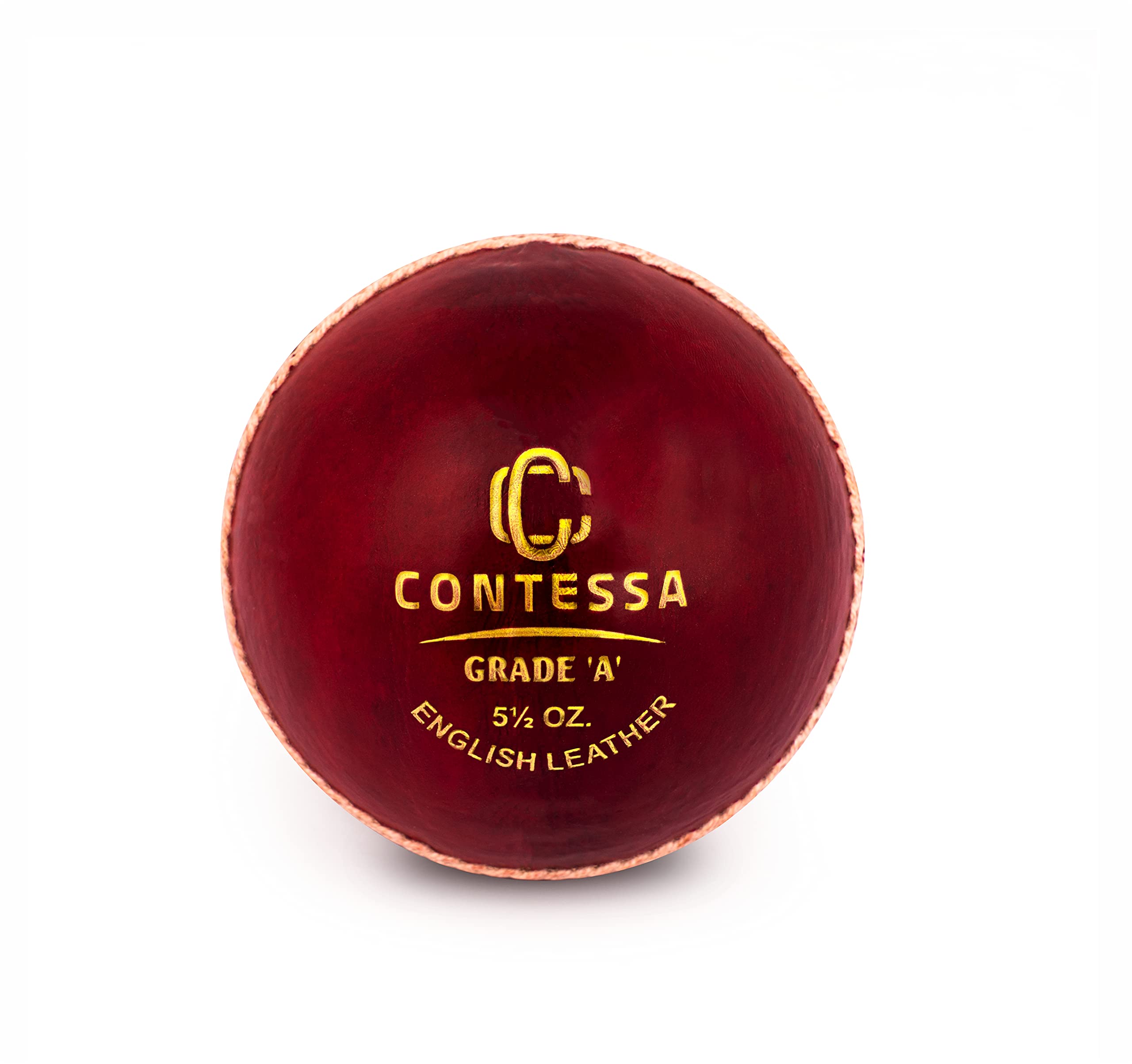 CONTESSA English Leather Cricket Balls (Hand Stitched,Alum Tanned,4 Piece,RED) (2) (B09HTDNH8P) Amazon Price History, Amazon Price Tracker
