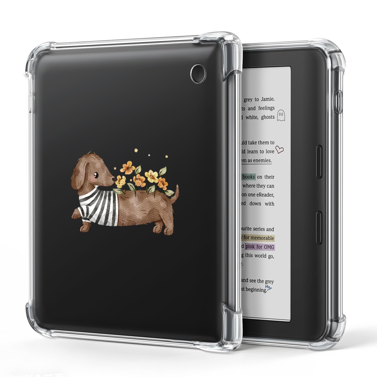 Case for Kobo Libra Colour eReader 7", Crystal Clear Cover with Reinforced Corners & Anti-Yellowing | Lightweight TPU Shell for Scratch & Shock Protection | Showcase Your Style (Transparent) — view 10