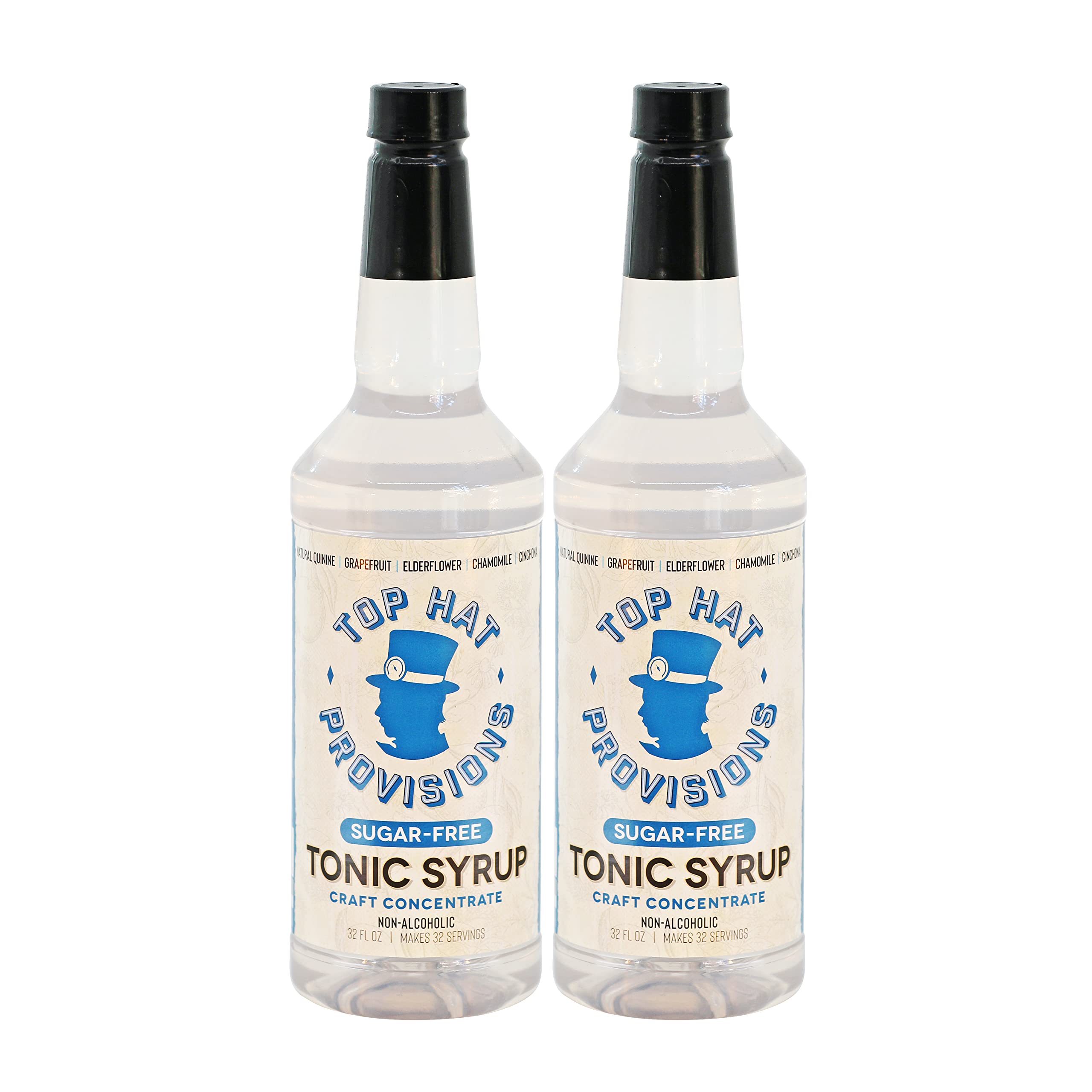 Buy Top Hat Keto Sugar Free Elderflower Tonic Syrup & Quinine