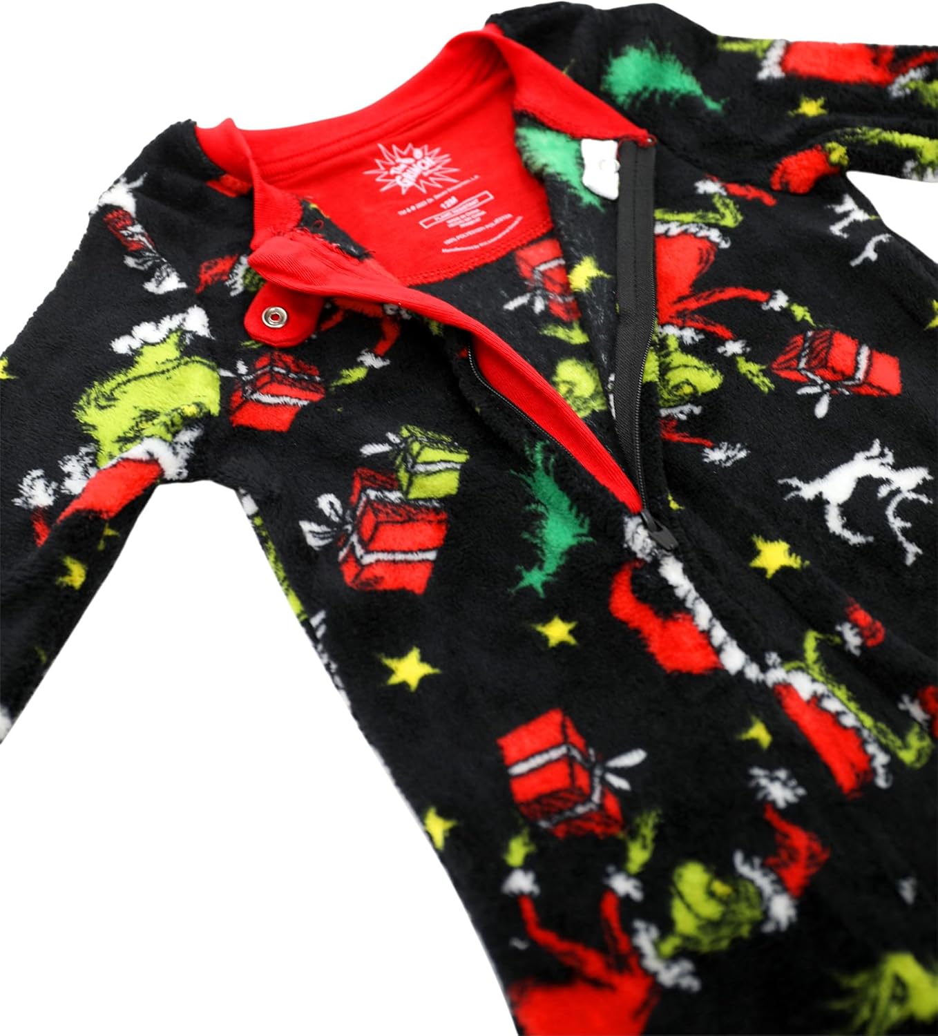Dr. Seuss Grinch Pajamas - Family Christmas Pajamas Set, Matching Grinch PJs Top & Pant Loungewear Set for Men, Women & Kids - Image 6