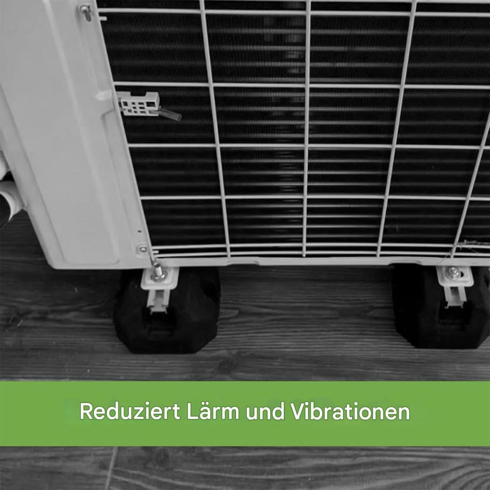 Set di supporti per condizionatori d'aria – Set di supporto per pavimento ad alte prestazioni, piattaforma base resistente alle vibrazioni con design stabile di distribuzione del carico | soluzione di
