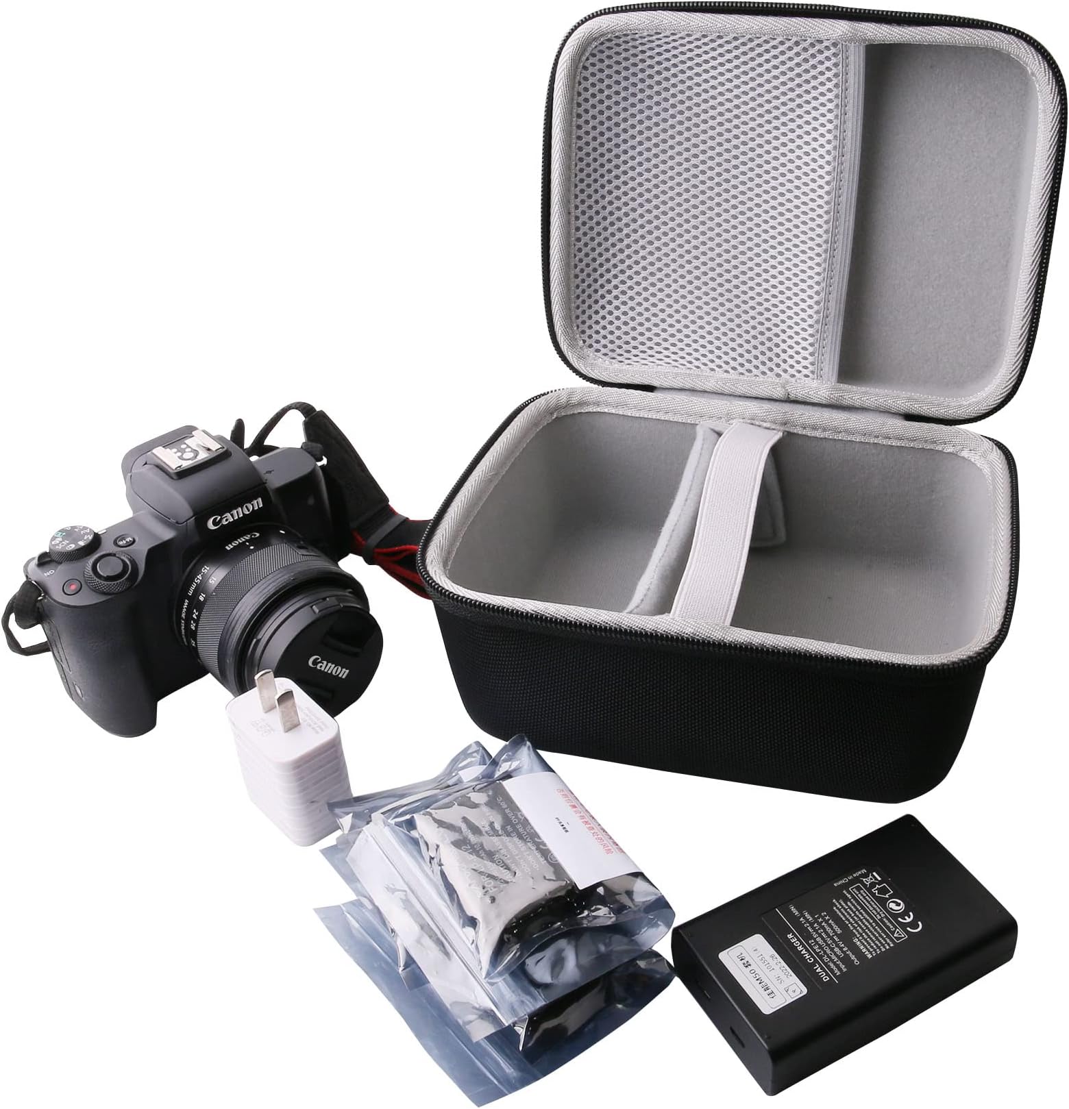 Hard Carrying Case Compatible with Canon EOS R100/EOS R50 Mirrorless Vlogging Camera