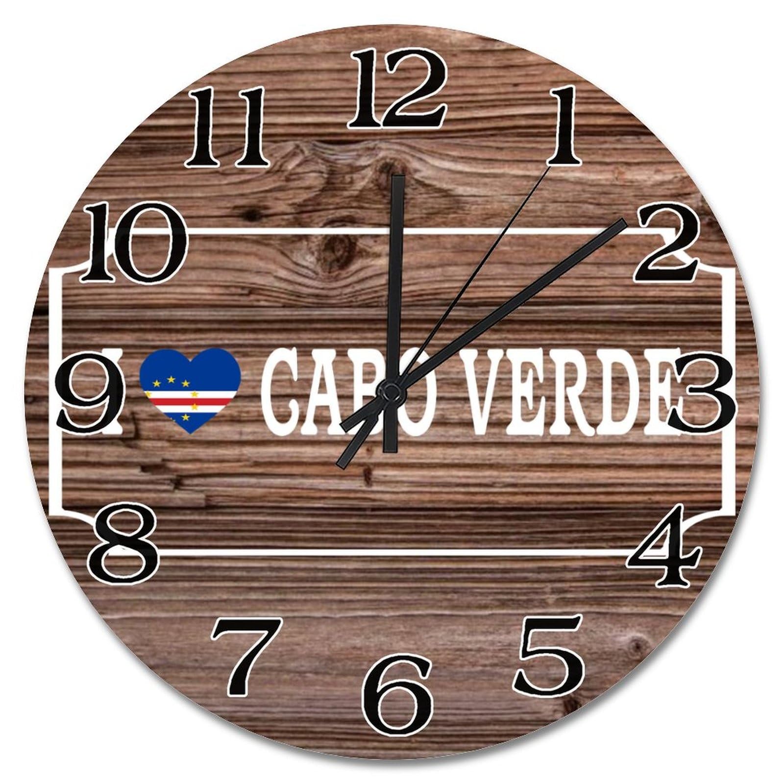 Horloge Cap-Vert silencieuse pour une ambiance chaleureuse dans la cuisine