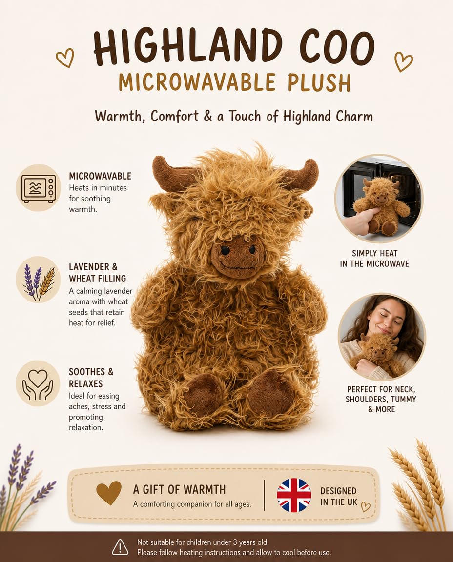 Puckator Highland Coo termofor, krowa