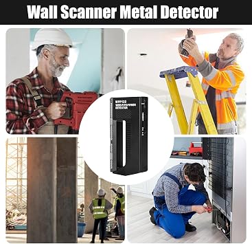 Wall Wire Finder, High Sensitivity Stud with 2 Alarm Modes, Pipe Detector, Stud Finder Wall Scanner with Handle for Adults, AC Wire Detection Stud Sensor