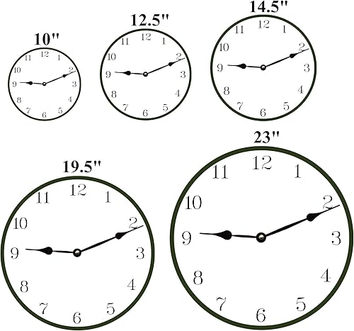 Miniatura 3 de M. Dallas Co Whatever Lake Time Clock (10 pulgadas)