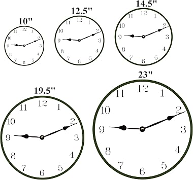 Black London Clock (12.5)