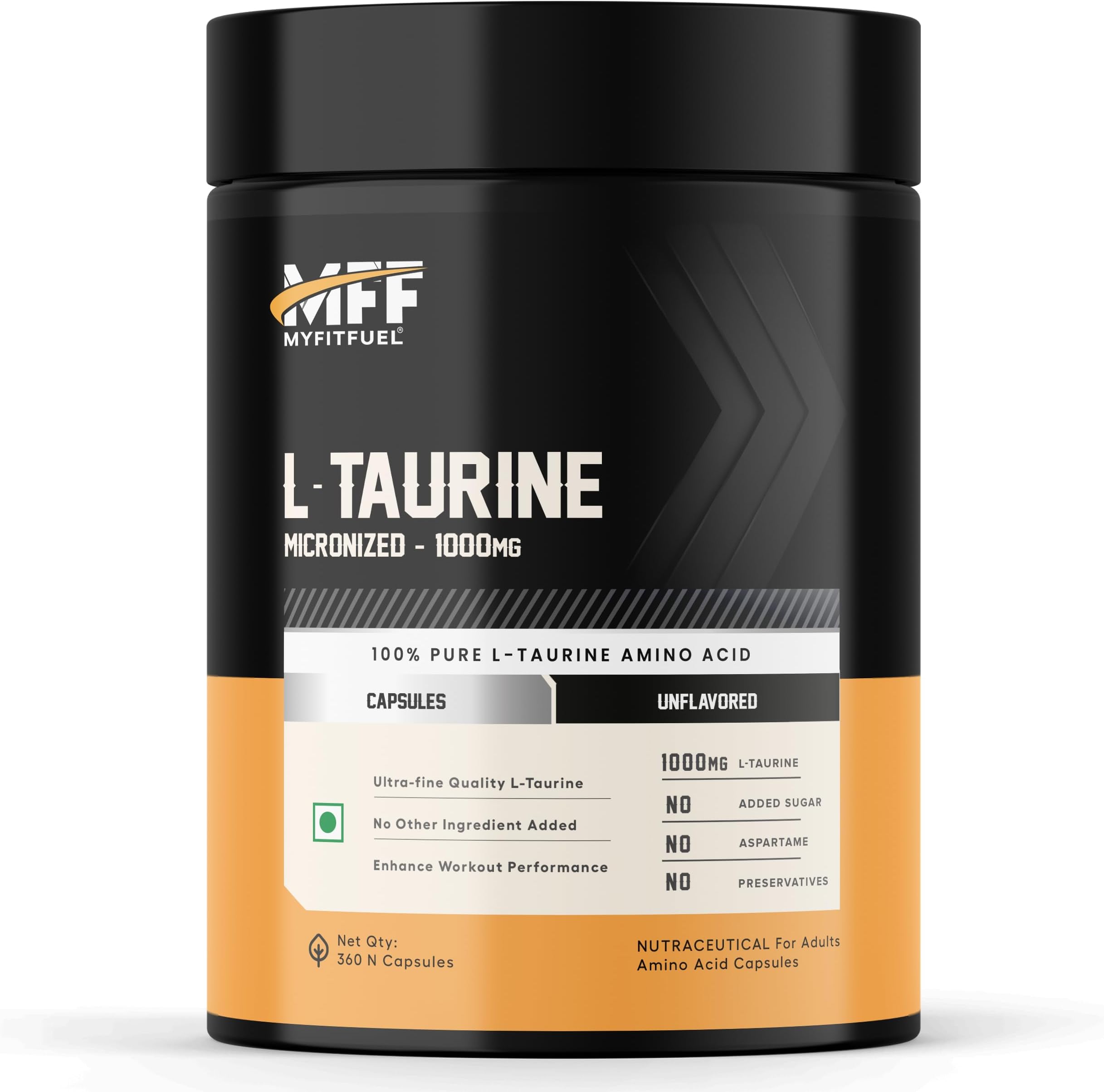 L-Taurine (1000mg) 360 Capsules