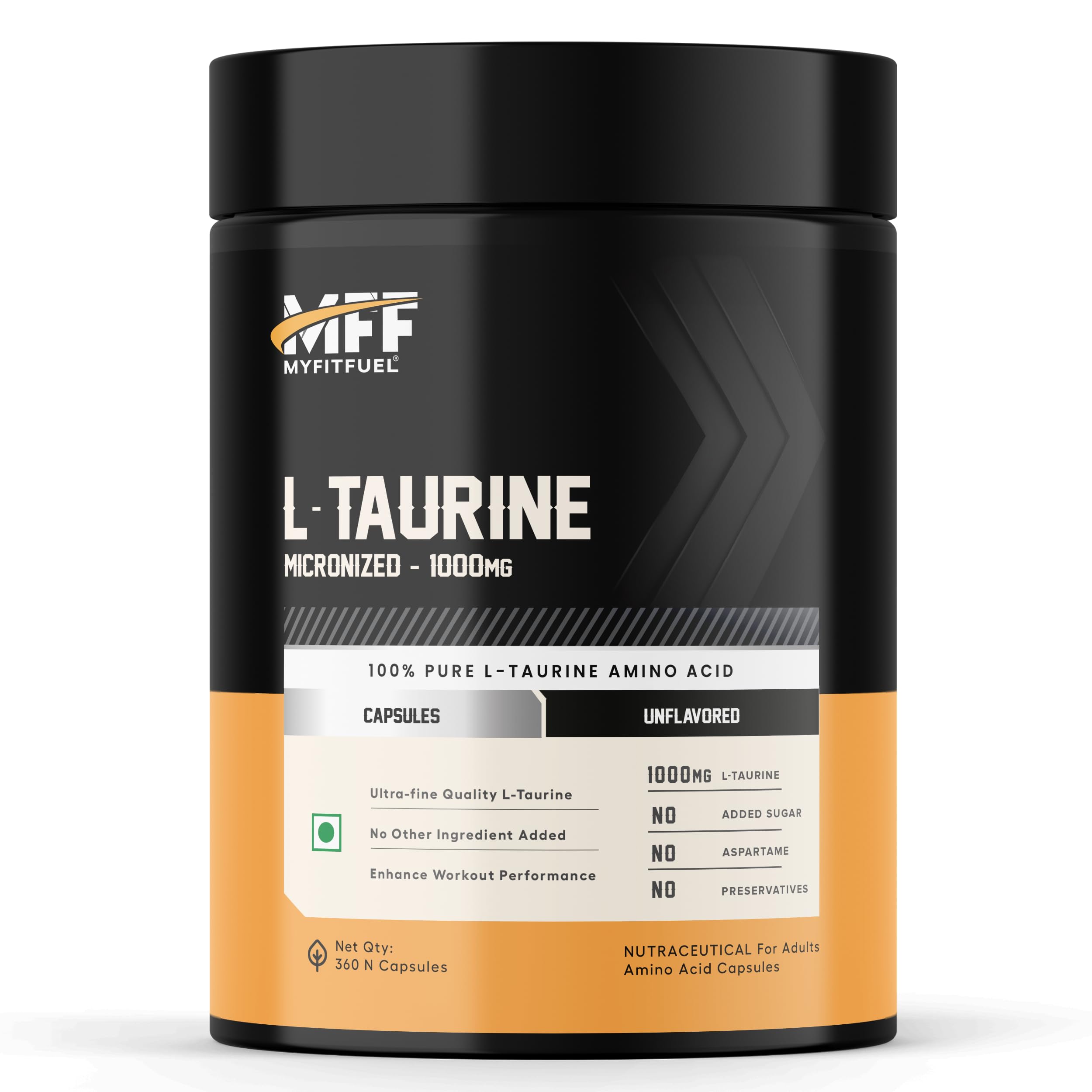 L-Taurine (1000mg) 360 Capsules