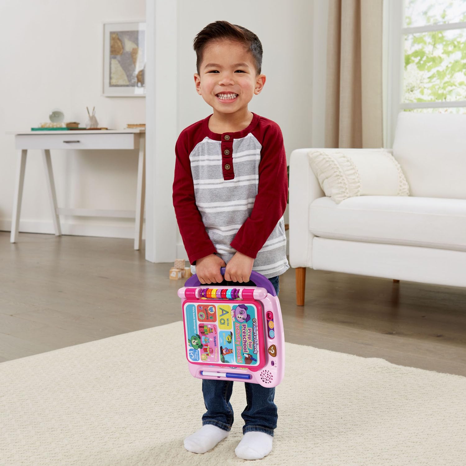LeapFrog Violet and Friends Livre d'activit s pr scolaires Rose