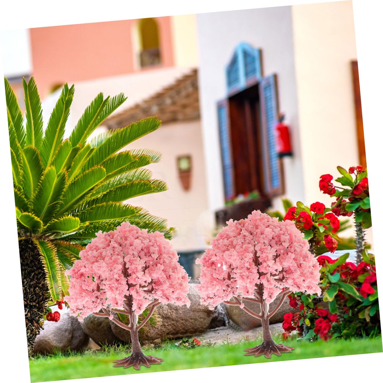 ifundom 5 Set Miniaturizzati Per Decorazione Per Treni E Accessori Diy Per E Scene Realistiche 10 Pezzi*5