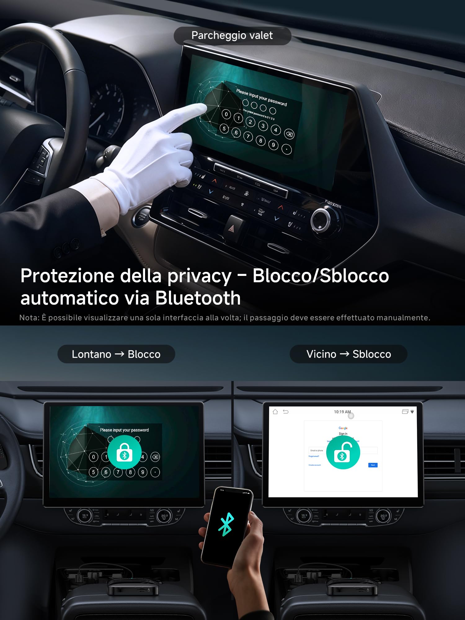 Adattatore CarPlay Wireless Android Auto, AI Box Video 3 in 1 per Cavo OEM CP/AA, Doppio WiFi e Hub Bluetooth IoT, per Netflix/YouTube/TikTok/TF Scheda, DriveChat AI Voice, CB4B