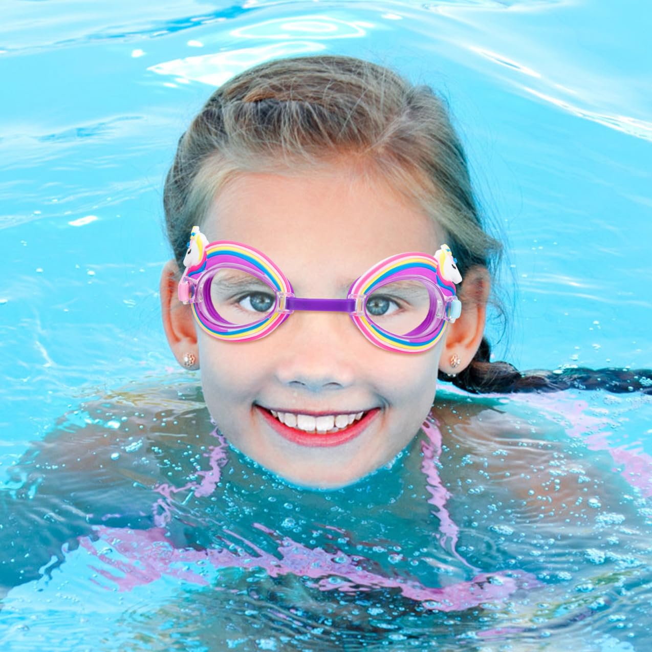 YARNOW 5 Pezzi Occhialini Da Nuoto Per Bambini Occhialini Da Nuoto Per Bambini Occhialini Per Bambini Di Età Compresa Tra 2 E 4 Anni Occhiali Da Bambino Occhiali Impermeabili Lenti In
